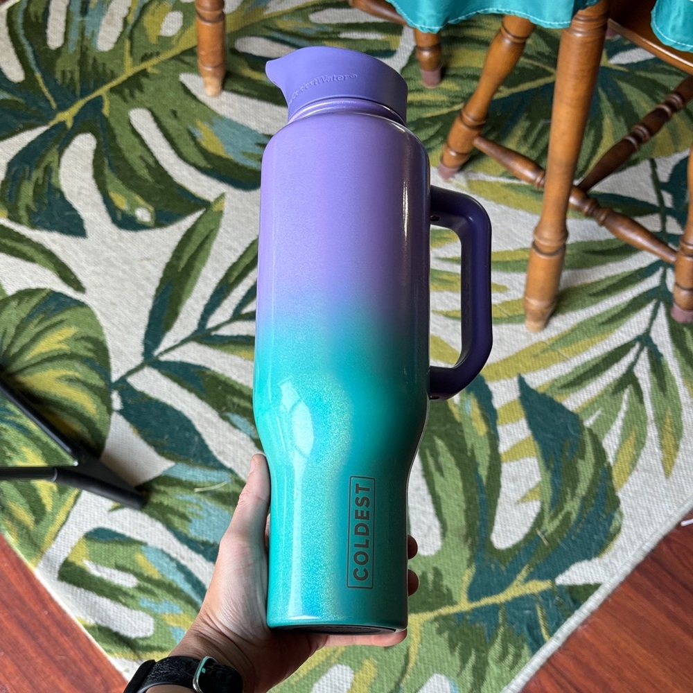Coldest Purple and Teal Water Bottle